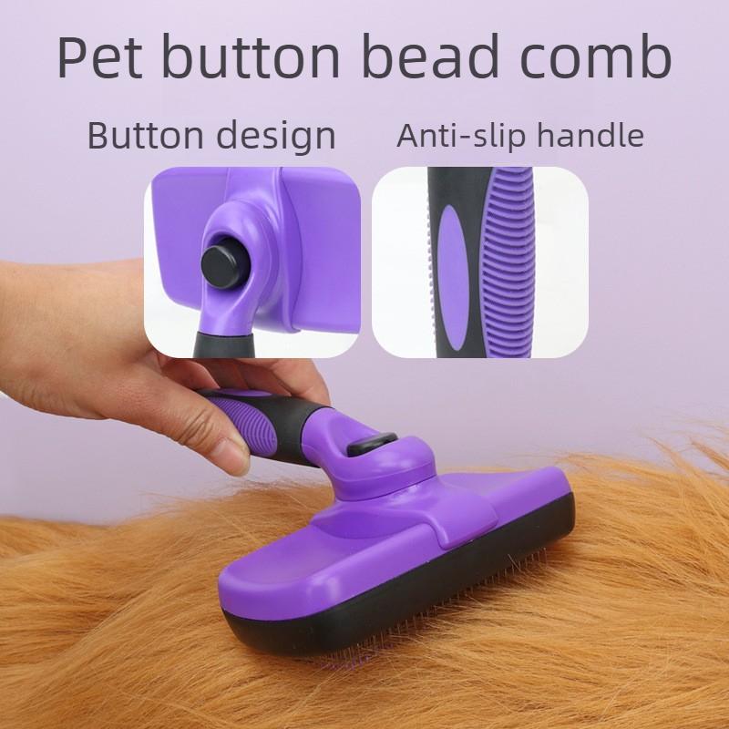 9 PCS Professional Pet Comb Set Grooming Dog Beauty Scissors Cleaning Brush Tool Handbag Cat Hair Removal Brush Kit Hair Comb