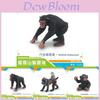 Realistic Pvc Gorilla And Baboon Animal Model Collection For Display And Collecting