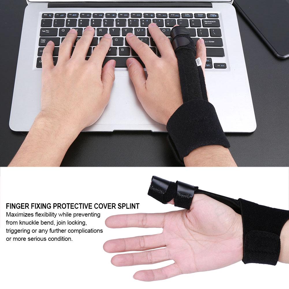 Adjustable Aluminium Finger Splint Hand Support Recovery Brace Protection Injury Aid Tools