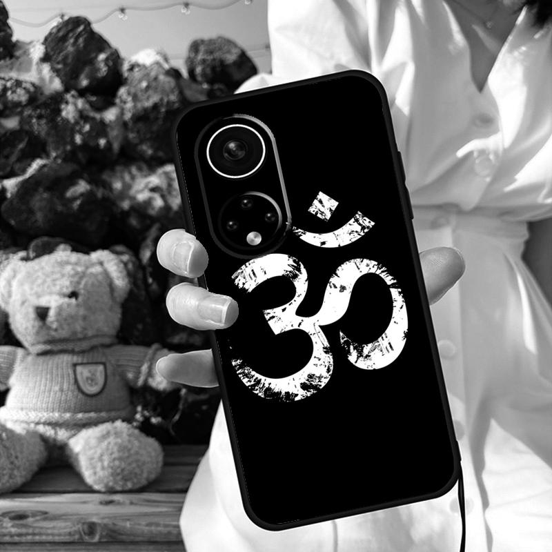 Aum Om Yoga Symbol Fitness Gym Case For Honor Magic 6 Pro 90 70 50 Magic 5 Lite X6 X7 X8 X9 X6a X7a X8a X9a X8b X9b Cover