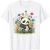 Schattige Baby Panda op Panda Kinderen en Panda Kids T-shirt