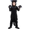 Černá kočka Cosplay Dětský kostým Roztomilé kotě Zvířecí overal + Rukavice + Klobouk Oblek Vhodný pro divadelní představení Halloweenskou párty