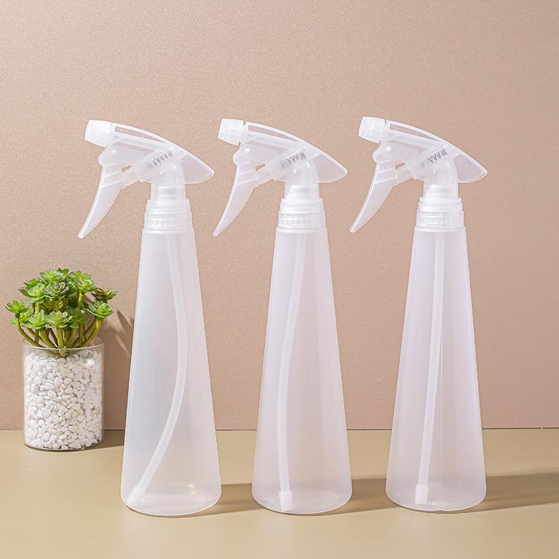 C-type Thickened Transparent 350ml Press Spray Bottle, 28/400 PP Setting Spray Bottle