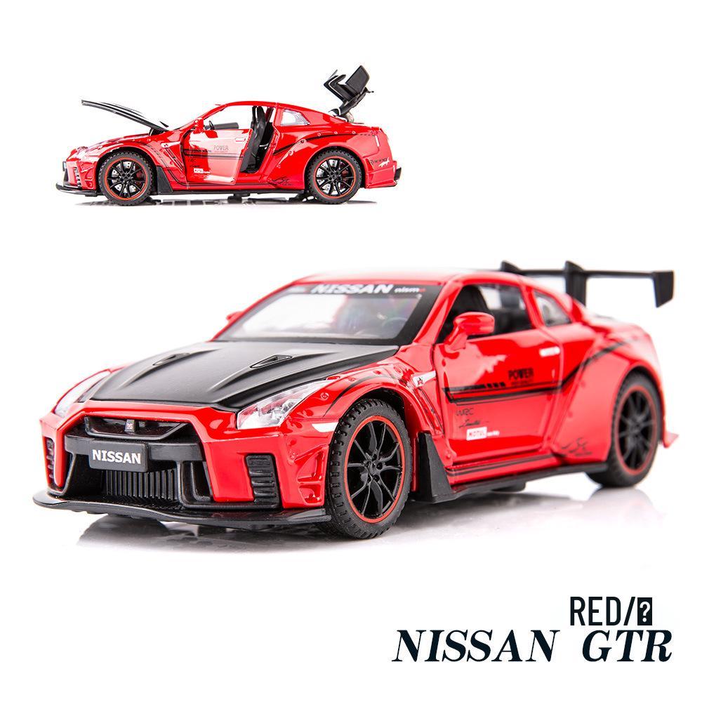 1:32 Alloy Hellcat GTR Diecast Car with Sound & Light Effects
