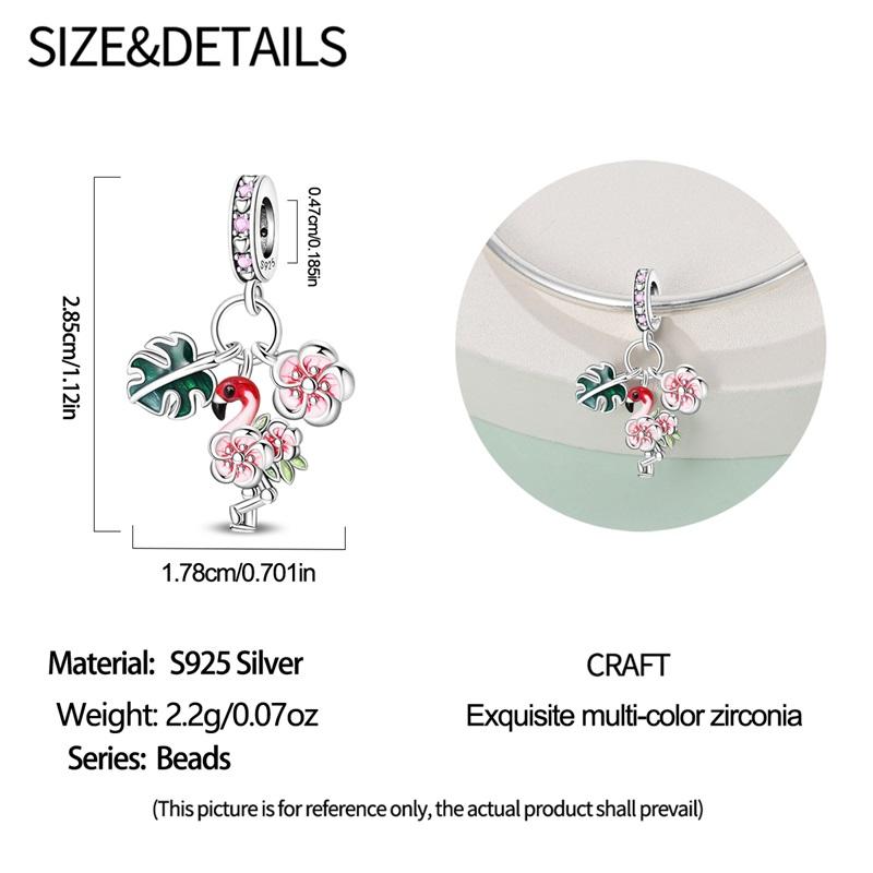 Original Copper Charms Butterfly Cactus Honeybee Flower Potted Plant Beads Pendants Fit Bracelets Diy Jewelry Gift