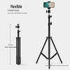 Multifunctional Floor-Standing Phone Tripod with Skin-Whitening Light for Live Streaming