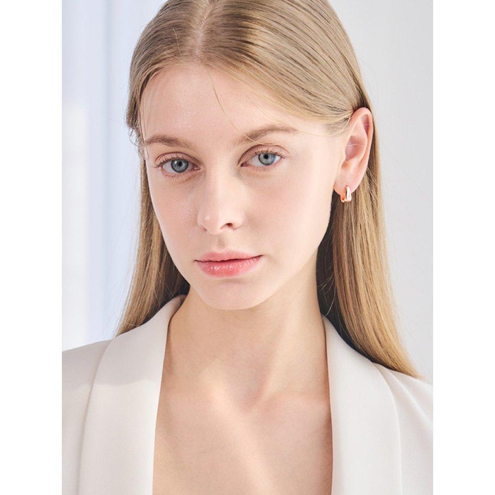 Daily One-Touch Ring Earrings (Goldplated) Elgpee487