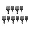 10pcs Hair Pick Comb Wide Tooth Ergonomic DIY Hairstyles Plastic Hair Pick for Long Thick Curly Hair for Salon Styling