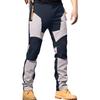 Men's Outdoor Stretch Windproof Wear-resistant Breathable Quick-dry Stitching Hiking Pants