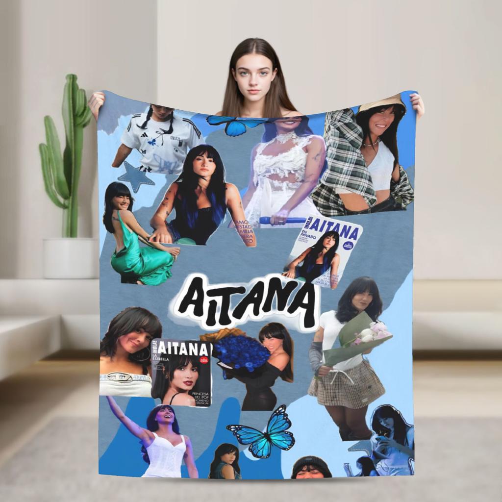 Aitana Throw Blanket for Couch  Soft Cozy Plush Blanket 50x60 Inches Multiple Sizes Bedspreads for All Seasons