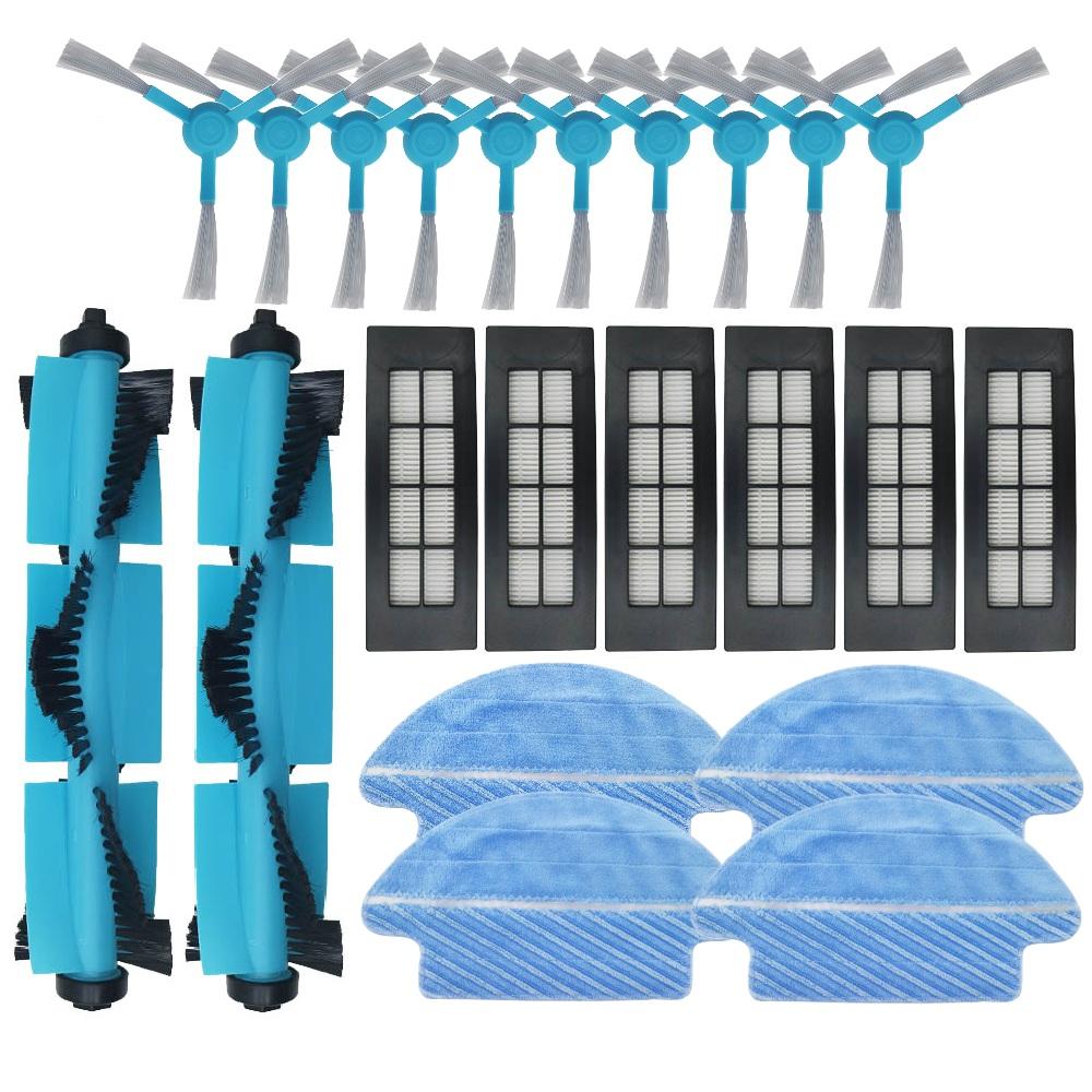 Replacement Accessories For Cecotec Conga 3090 3091 3092 Robot Vacuum Cleaner, HEPA Filter Mop Pad Main Brush Side Brush