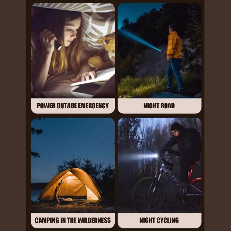 Compactly Mini Type C Flashlight Ideal For Camping Hiking And Emergency Use Connect Directly To PowerBanks Or Charger