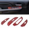 4Pcs Window Lift Switch Cover Trim Guard For Suburban Tahoe YUKON SIERRA 2007-13