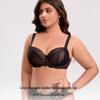 Color Block Anti-Sag Plus Size Full Cup Bra: Breathable, Bust-Minimizing, and Supportive for Large Busts