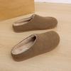 Móda Jaro Podzim Retro styl Pantofle Birkeinstock s tlustým dnem Dámské Třmeny Líný Korejský Kulatá Hlava Zimní Teplé Polstrované Polobotky