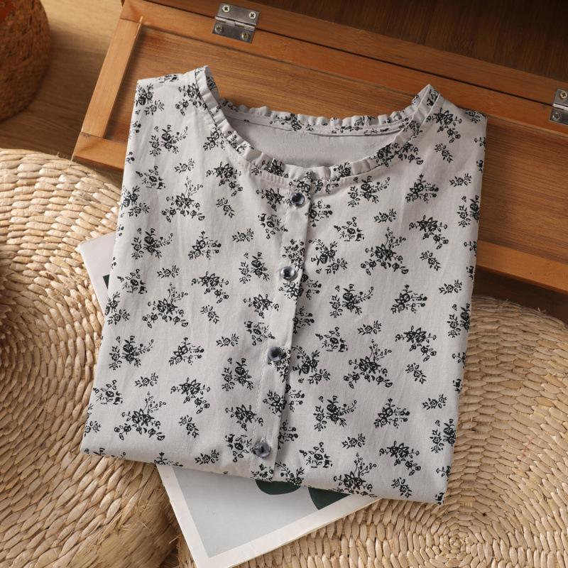 2025 Women's Cotton Linen Sleeveless Ruffled Top - Retro Summer Style