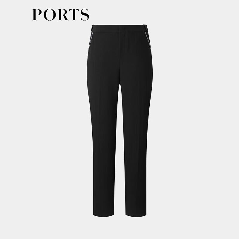 PORTS Women's Fashion Chain Embellished Casual Pants