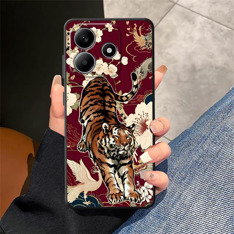 Funda Phone Cover Case for Xiaomi Redmi Note 9 13 Pro Plus 11s 12s 12 Pro 14 11 7 8 10 10S 9S Cool Tiger Leopard