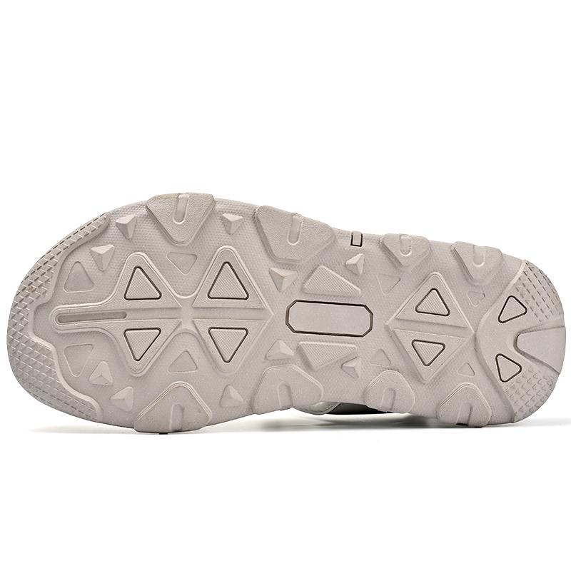 Sommer Herren Leder Strandsandalen Hohle Zehenkappe Outdoor Sportschuhe Handgefertigte Mesh Schuhe