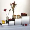 Fruit Plate In Cafeteria Wedding Gift Snack Rack Hotel Cake Rack Tea Break Buffet Rack Stainless Steel 4-6 Pcs Set Dessert Stand