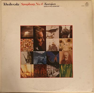LP Record TCHAIKOVSKY, KARAJAN - Symphony No. 4 In F Minor S36884 ANGEL 1972 US Classical Used