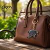 Animal Shaped Charm 1/2/3Pcs Raccoon Keychain for Backpacks, Golden Plated Car Key Ring, Backpack Decoration Decorative Pendant, Gift Lovers Shape