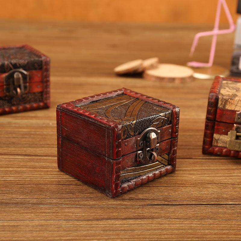 Classical Wood Jewlery Box Jewelery Storage Box Jewellery Chest Mom Gifts Antique Trinket Organizer Treasure Box for Women Girls