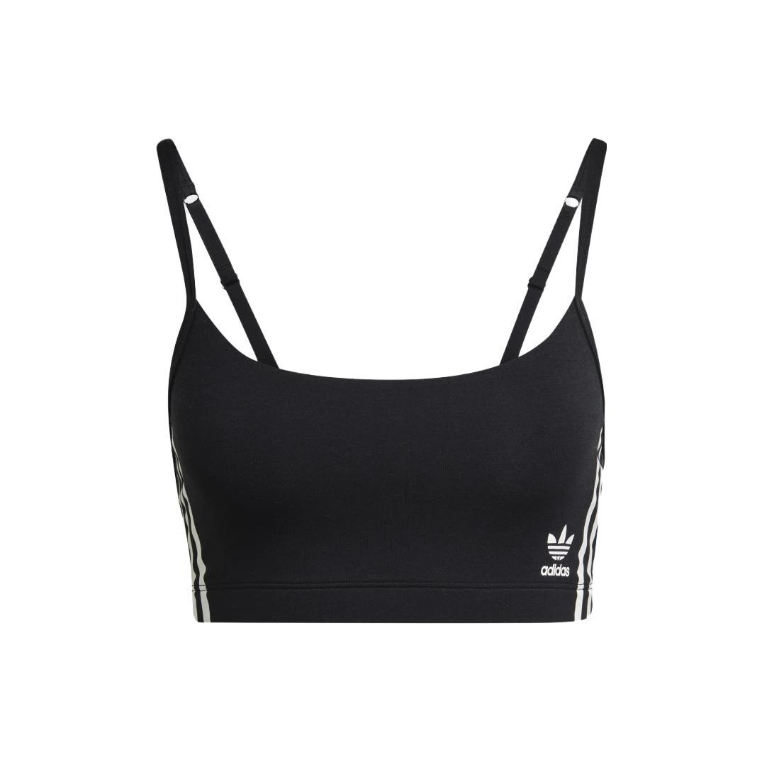 

Adidas Originals Adicolor Comfort Flex Cotton Scoop Bralette Women Underwear Black GB1148 XL