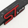 3D Metal Car Stickers STLine ST Logo Front Grille Fender Side Badge Rear Trunk Emblem For Ford Focus Mondeo Explorer Fiesta Edge QY2