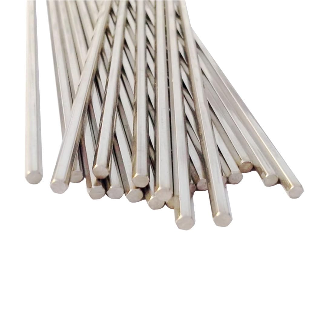 10PCS Stainless Steel Hex Rods, 3mm Opposite Sides, Toy Model Shafts, Hex Rod Axle Drive Shafts, Length 55-300mm (150mm) Optional