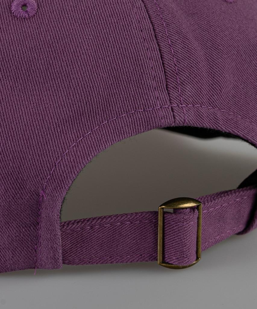 Chaebteo Standard 5-Panel Two-Tone Washing Ball Cap-Purple