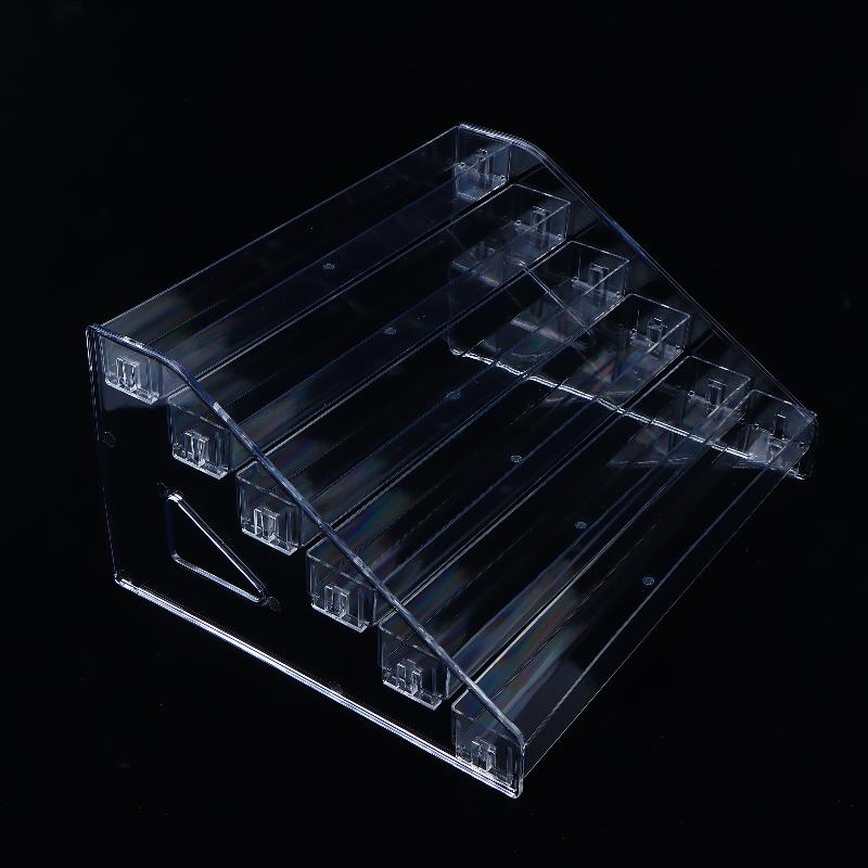 1 Set Lippenstift-Organizer 3/4/5/6/7 Schichten Erhöhte Kosmetik-Aufbewahrungs-Organizer Nagellack-Parfüm-Display-Ständer