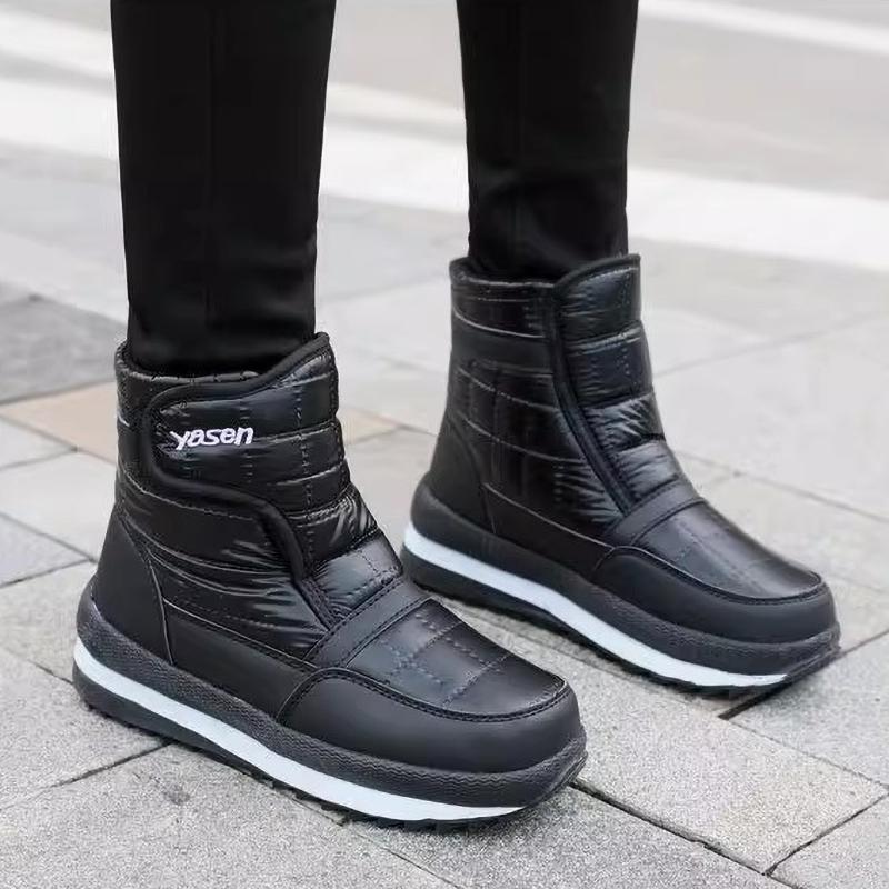 Snow Boots Women's Winter Shoes Middle Aged Elderly Velvet Short Waterproof Non Slip Mother