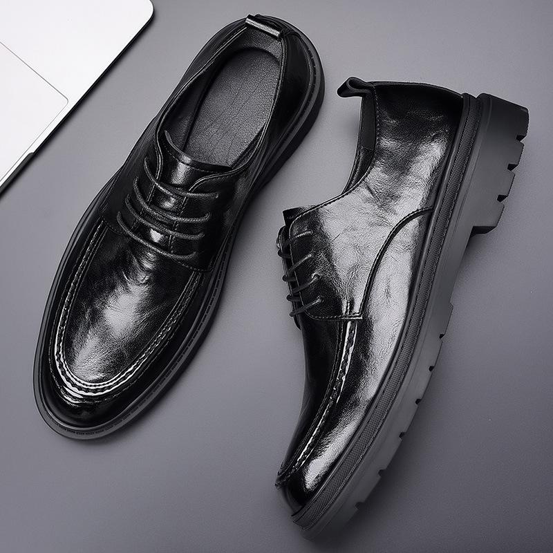 Men Oxfords Shoes Footwear Sneakers Shoes Men  Leather Casual Lace-up Walking  Men Outdoor Tooling  Man