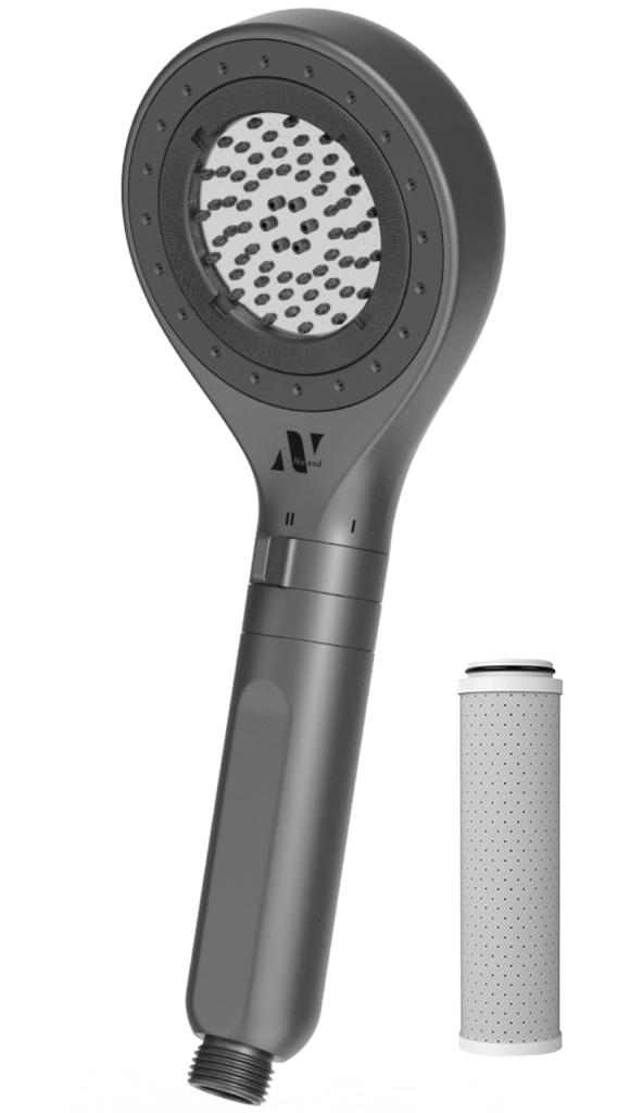 Noend Organic Fine Bubble Shower Head Chlorine Removal Billion Purification Natural Material Activated Carbon Mode Silky Skin Water Flow Modes Handy
