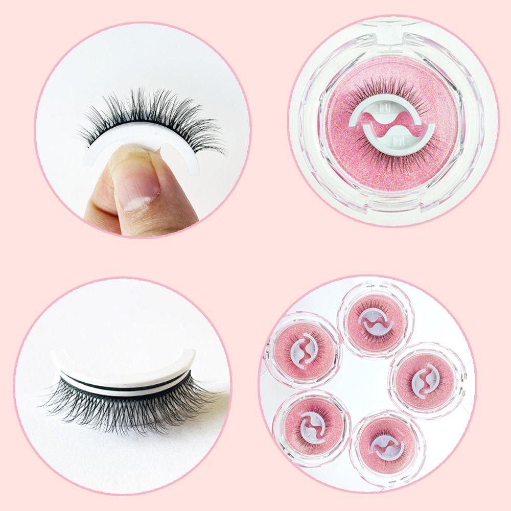 Long Lasting Glue Free False Eyelashes Makeup False Eyelash Clusters  Makeup Tools