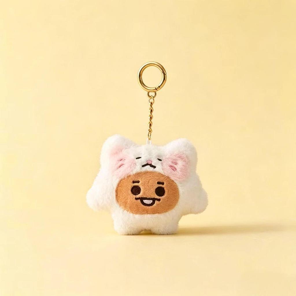 Korean Trendy Animal Plush Keychain Charm
