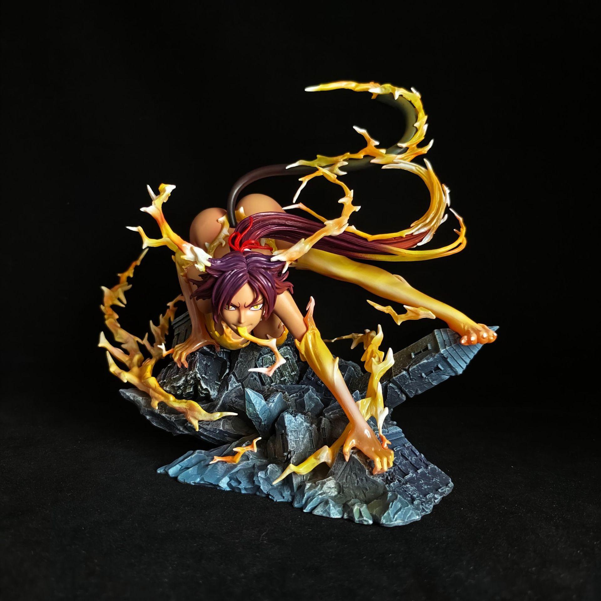 23cm Gk Bleach Shihouin Yoruichi Model