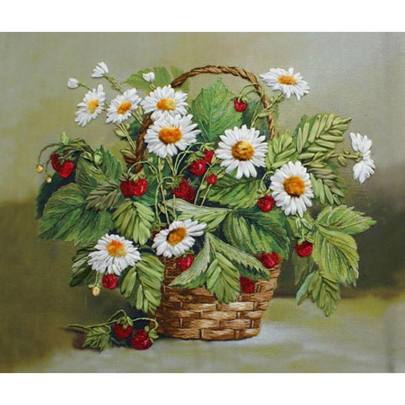 5D DIY Diamond Painting Flowers Rose In Vase Cross Stitch Kit Full Drill Embroidery Mosaic Wall Art of Rhinestones Decor Gift