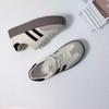 Women's Trendy White Retro Cortez Casual Shoes - Spring/Summer Thick Sole, Height Increasing Sports Board Shoes.