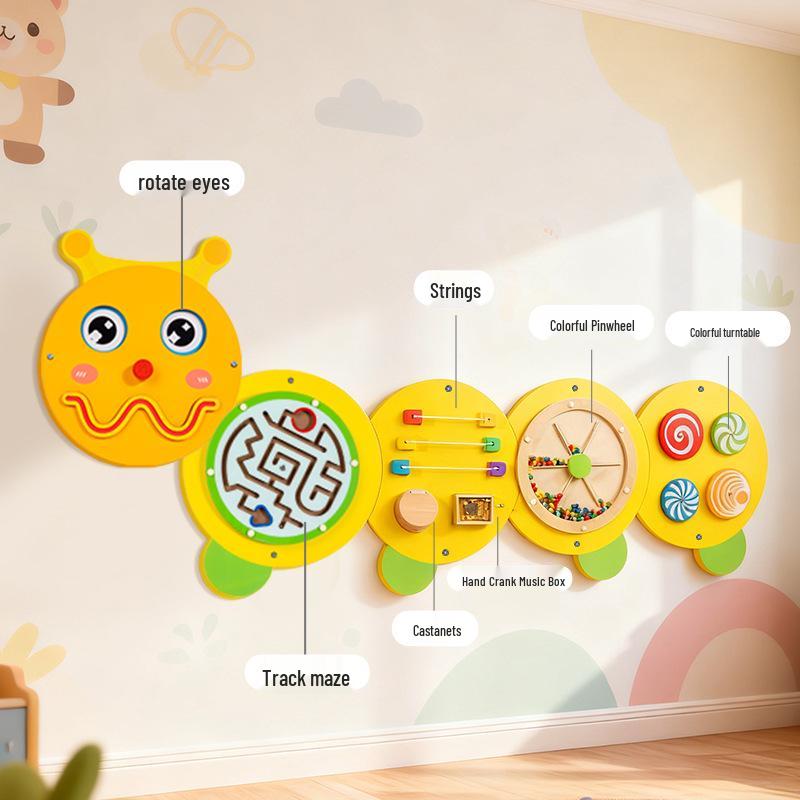 Wooden Educational Puzzle Wall Decor for Kindergarten