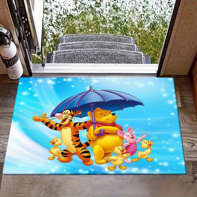 1pc Winnie the Pooh Pattern Carpet Area Rug Non-slip Carpet Hand Washable Floor Mat Suitable For Living Room Bedroom Home Decor Room Decor C