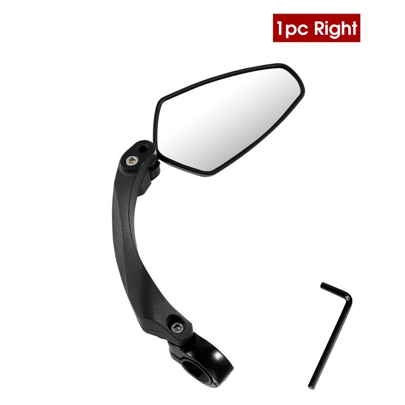 WEST BIKING Bicycle Rear View Mirror 360 Degree Rotate for Bike MTB Bicycle Electrical Bike Wide-Range Adjustable Angles Mirror Right