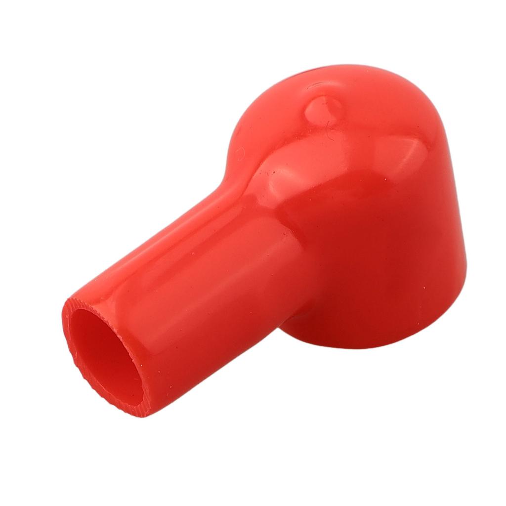 20PCS Plastic Battery Terminal Cover Boots Insulating Protective Lug Cap 12x20mm Red Parts Accessories