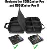 USA Gear Audio Mixer Case, Podcast Mixer Travel Case with Scratch-Resistant Interior and Customizable Storage, Compatible with RODECaster Pro, RODECas