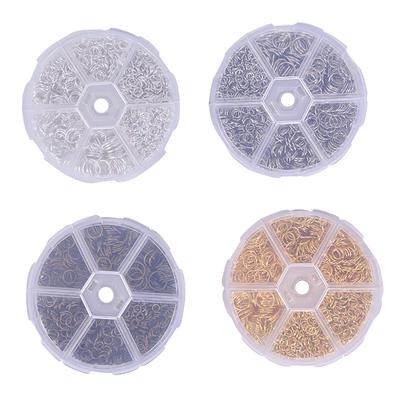 1 Caixa Conectores Abertos Argolas de Salto Argolas Anéis Divididos Fabricação de Joias Artesanato Diy Diy