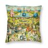 Garden Of Earthly Delights Hieronymus Bosch Pillowcase Polyester Linen Velvet Creative Zip Decor Home Cushion Cover