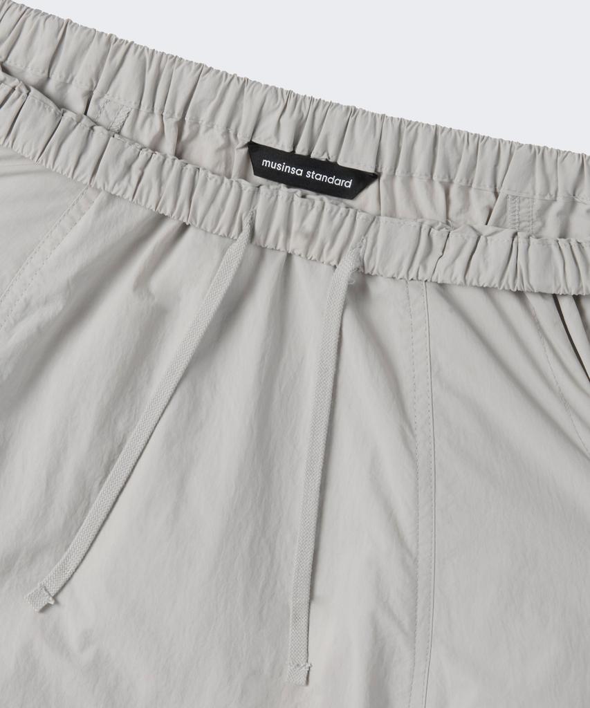 Musinsa Standard Woman Women'S Nylon Luchid Long Skirt [Ash Grey]