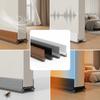 With Brushes Door Draft Stopper 96cm Soundproof Weather Stripping Door Seal Insect Prevention Dustproof Design Door Sweep