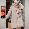 Women's Elegant Faux Fur Longline Winter Coat
